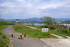 物部川　人混みを避けて・・。