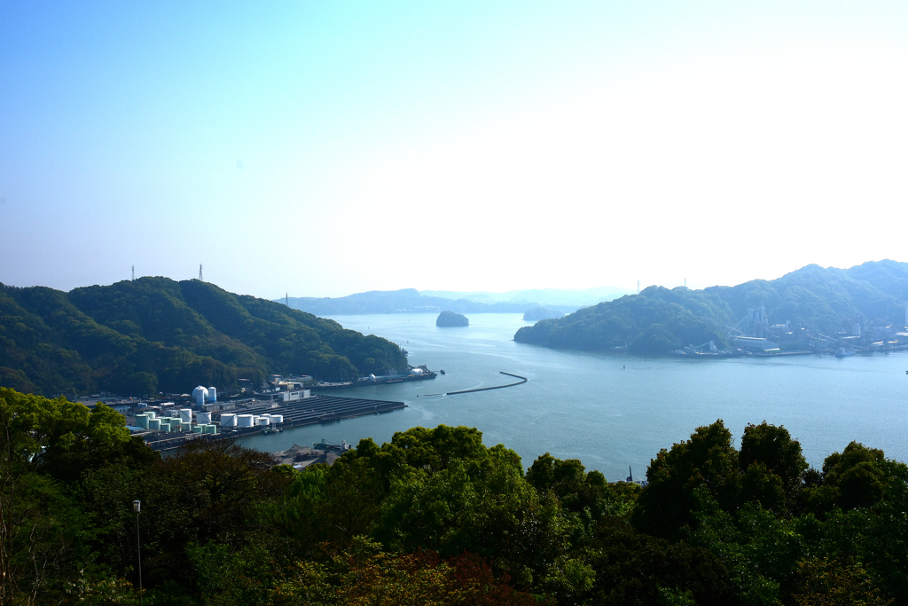 人混みを避けて　五台山から・・。