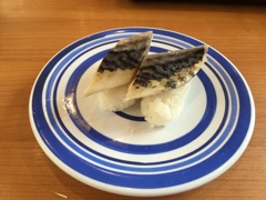 昼食　鯖