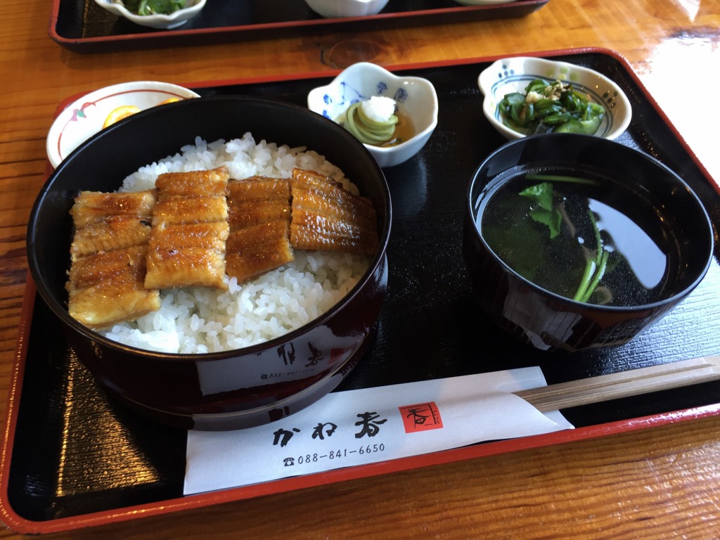 昼食　　うな丼