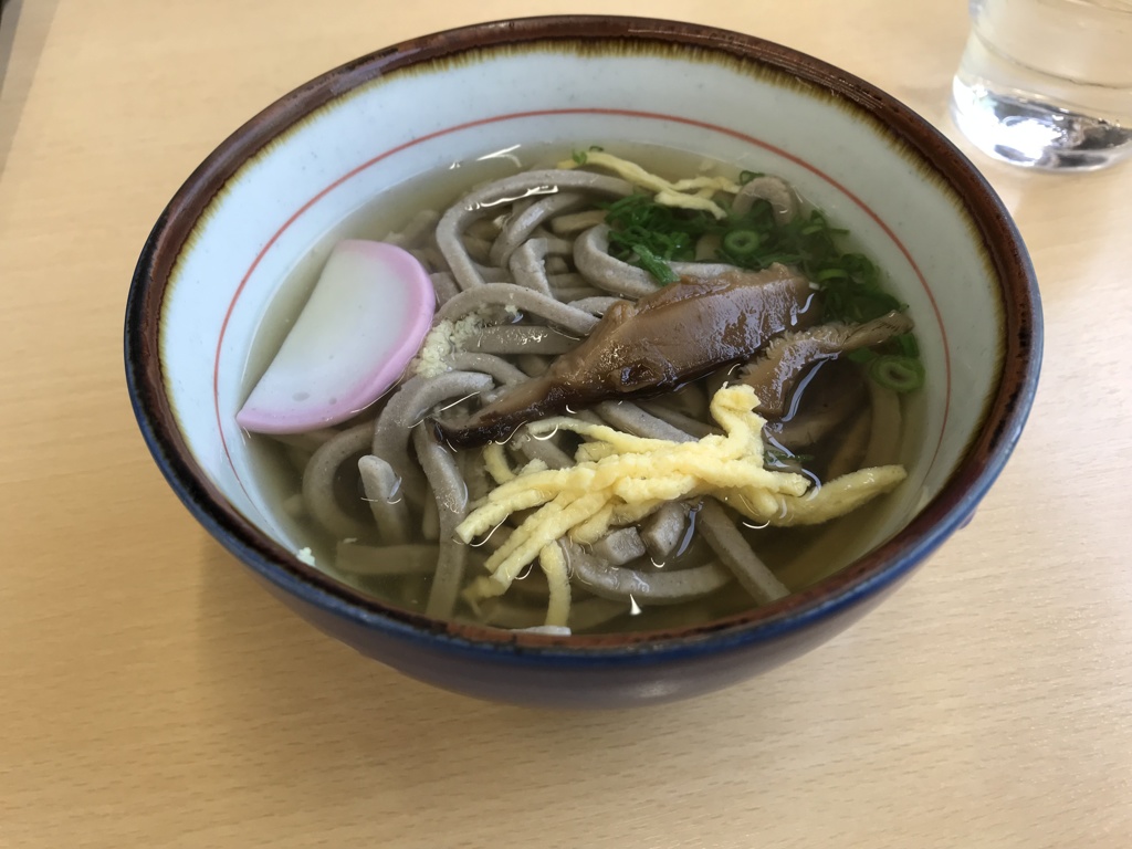 昼食　立川そば