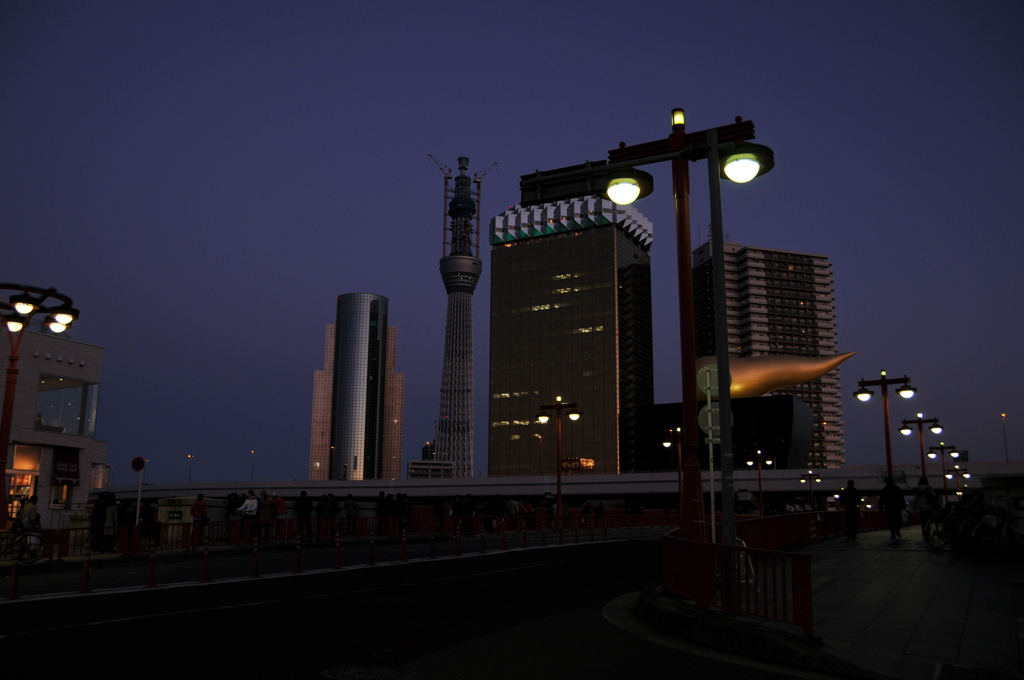 夕暮れの時