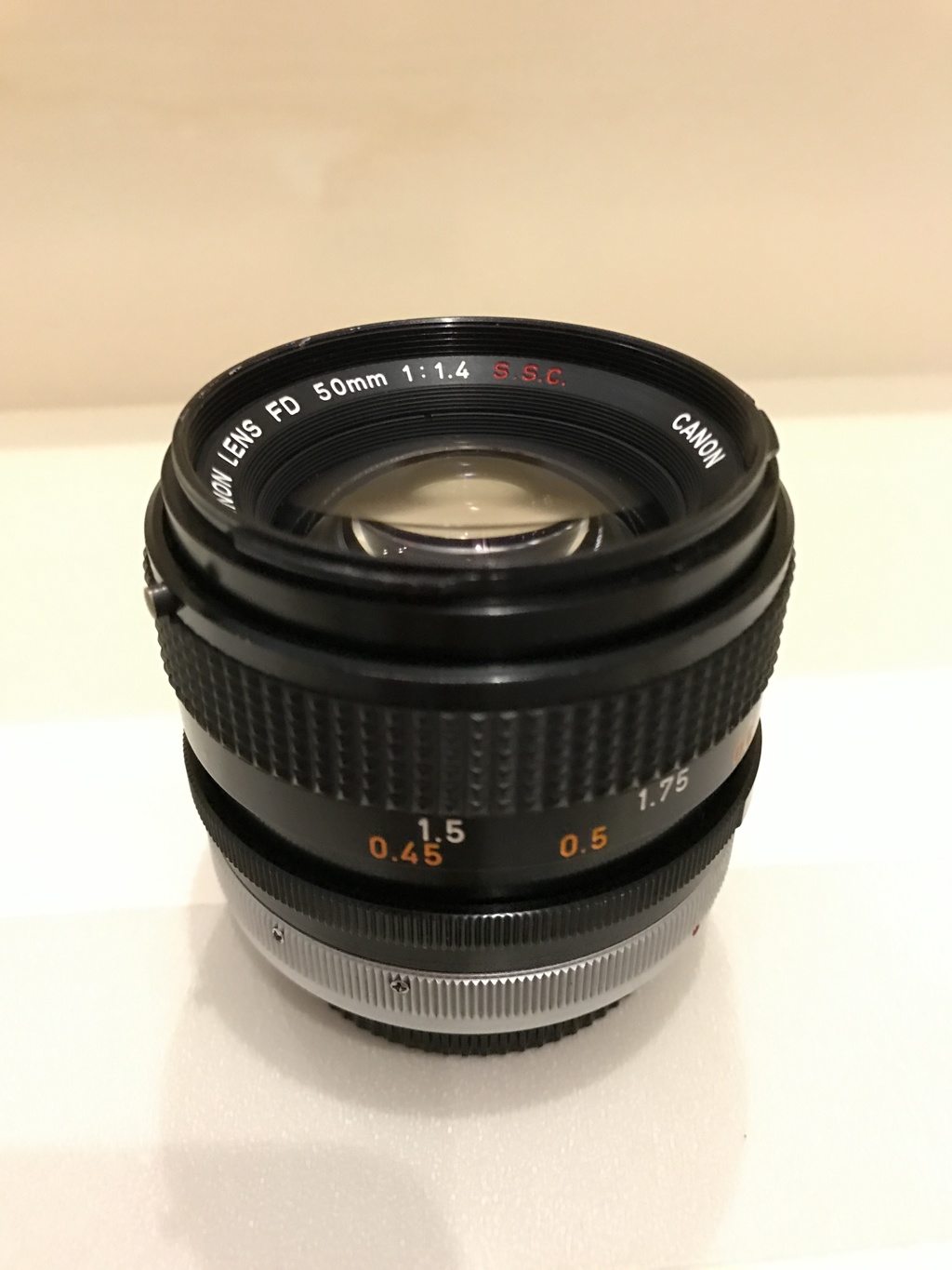 レンズ購入:Canon FD50mm F1.4 S.S.C