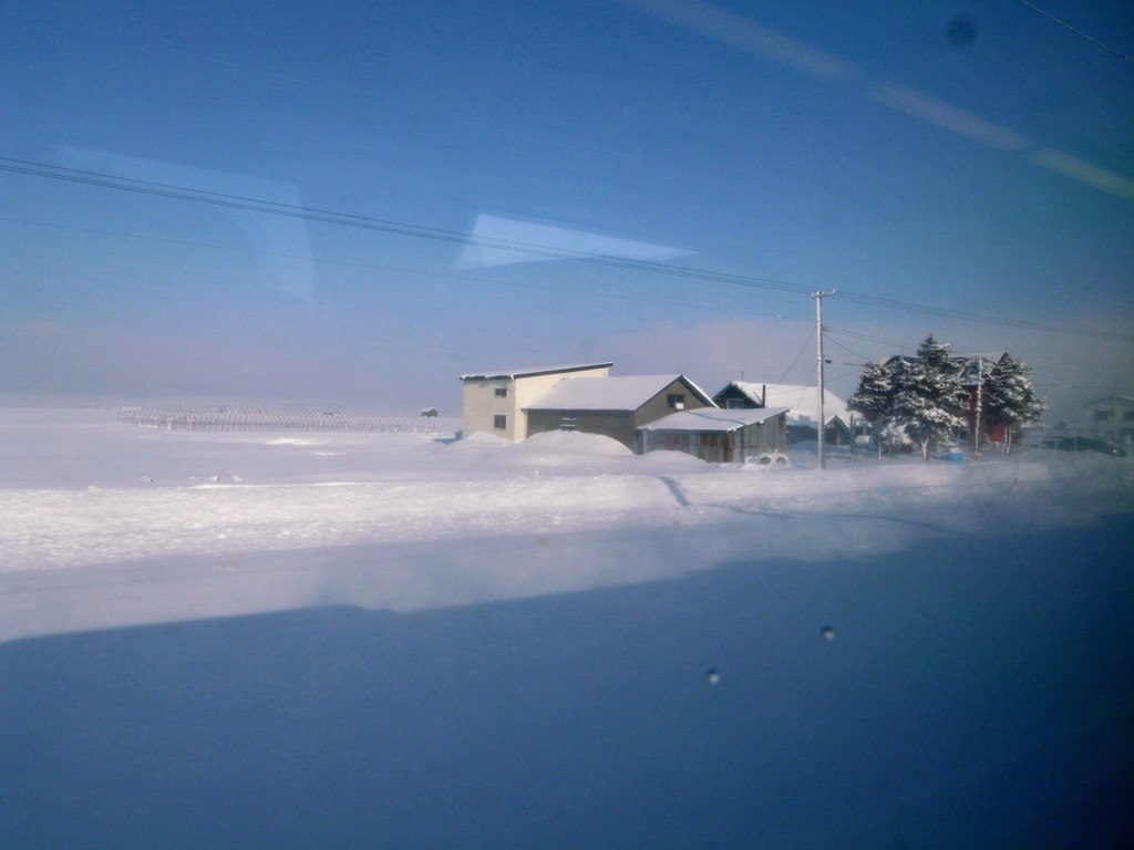 冬旅の車窓から