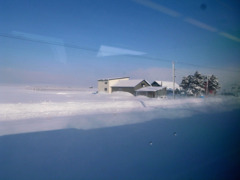 冬旅の車窓から