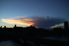 吹き出す雲