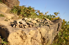 谷川岳の石