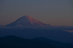 今朝の富士山