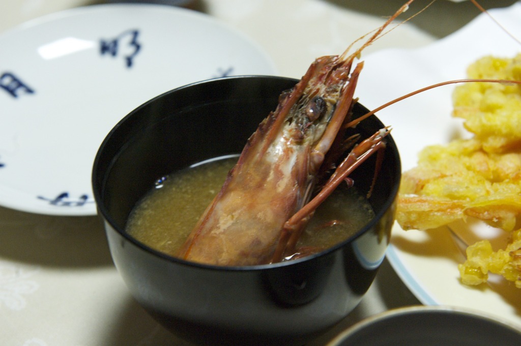 エビのみそ汁