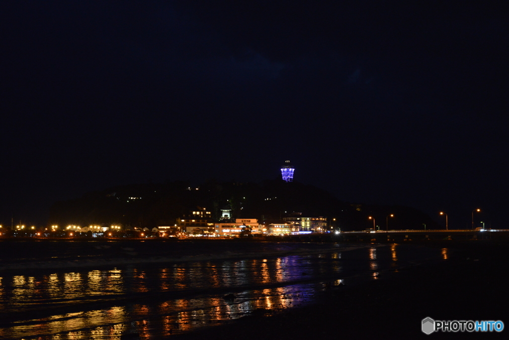 夜の江ノ島