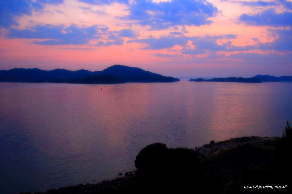 pink sea
