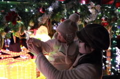 はじめてのイルミネーション(^^)