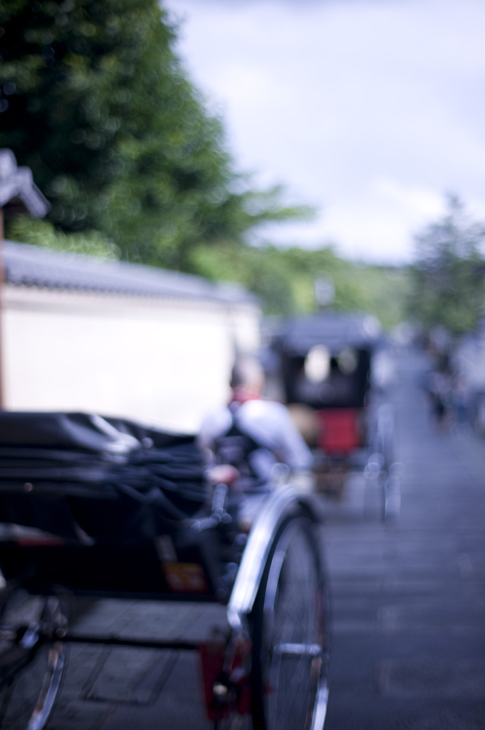 人力車。