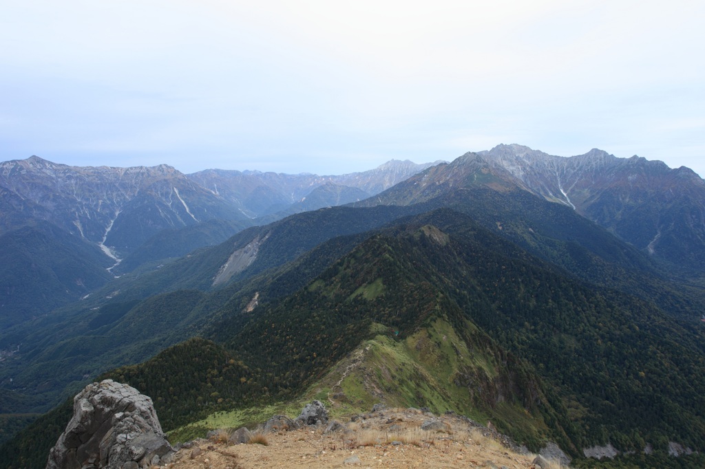 焼岳山頂より　絶景！