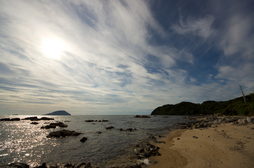 夏の浜辺