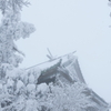 雪の神社
