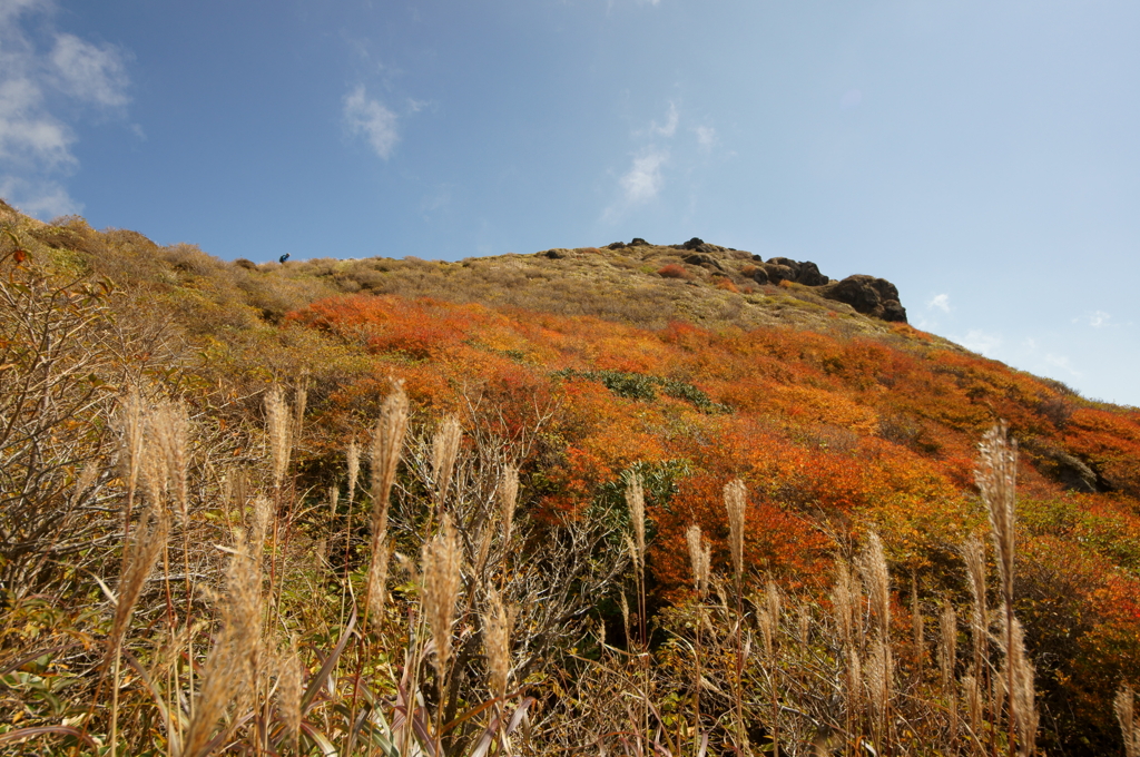 山は秋色