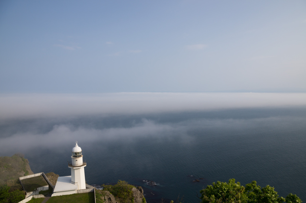 海霧の地球岬