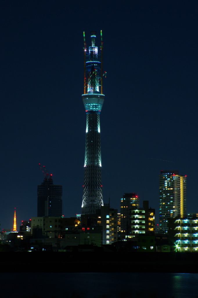 light in blue
