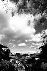 雲に手が届きそう