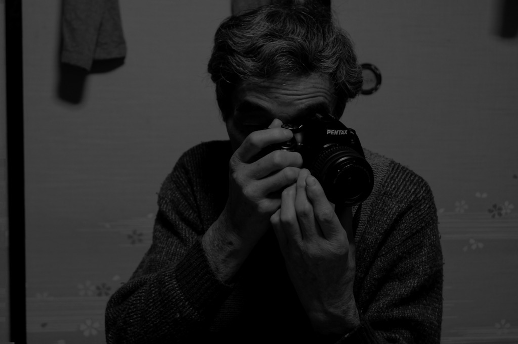 a man with camera