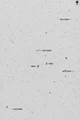 しし座のトリオ銀河の解説画像