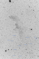 エリダヌスの魔女-IC2118に写っている銀河