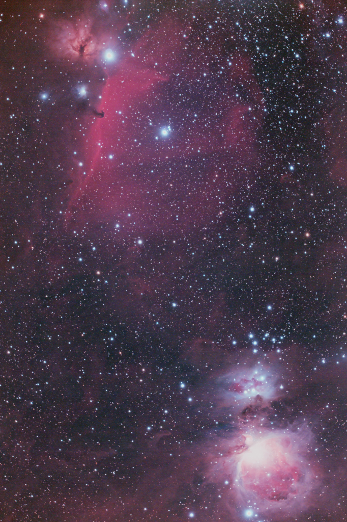 オリオン大星雲と馬頭星雲VR3
