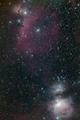 オリオン大星雲と馬頭星雲2