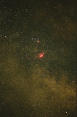 干潟星雲と三裂星雲(M8&M20)