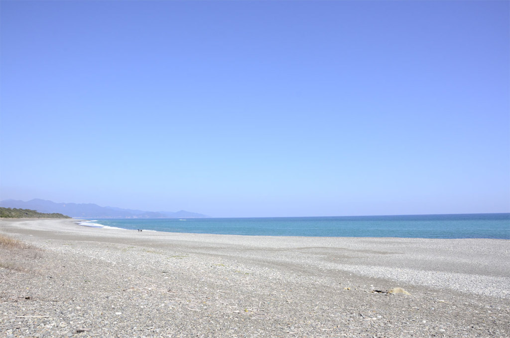 穏やかな熊野灘七里御浜