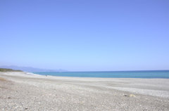 穏やかな熊野灘七里御浜
