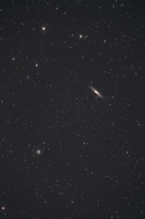 ちょうこくしつ座のNGC253銀河とNGC288球状星団