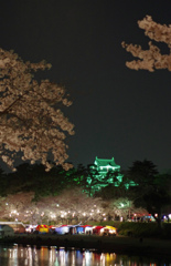 夜景の岡崎城