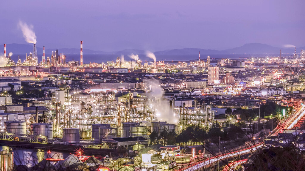 Factory twilight 
