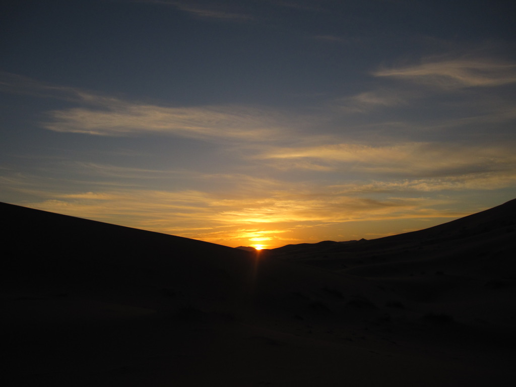 finally the sun shows up!