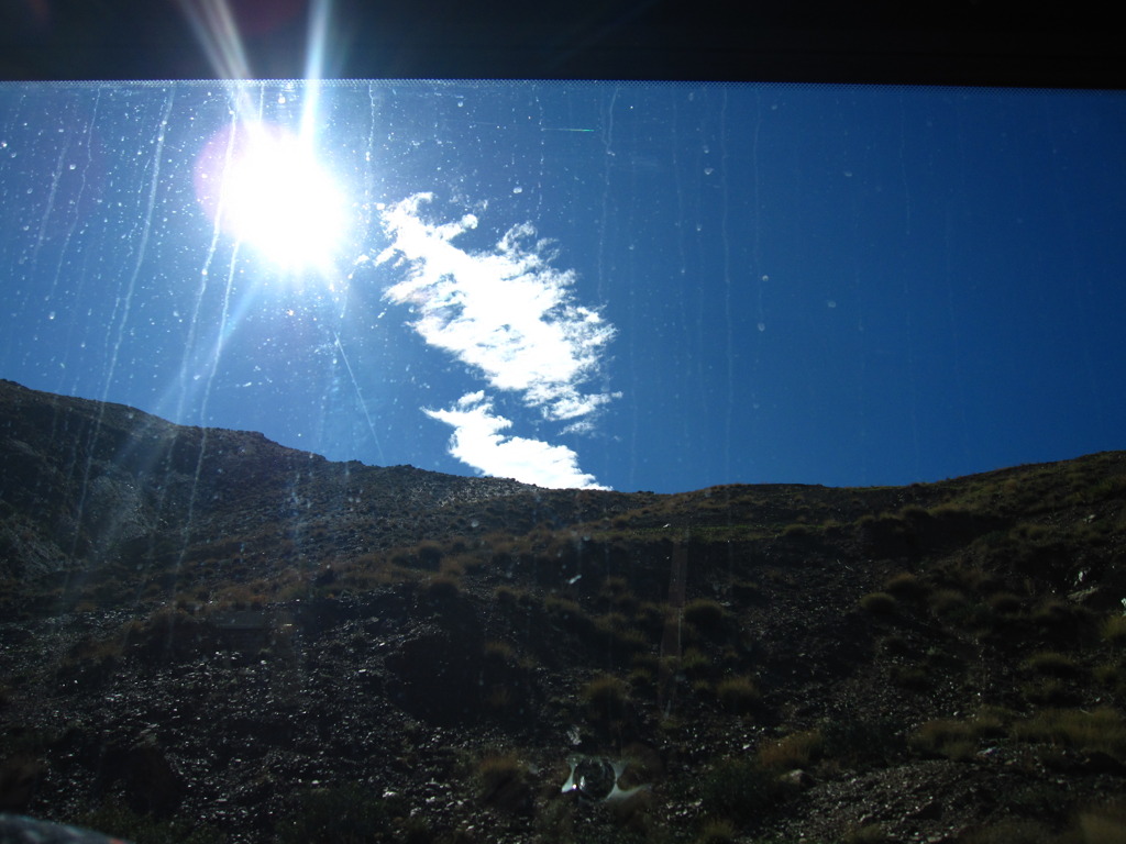 the sky was beautiful but......