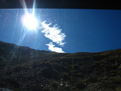 the sky was beautiful but......