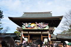 寒川神社のお出迎え