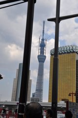 工事中のスカイツリー