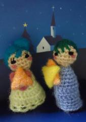 ひこぼし　おりひめ指人形