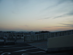 冬の夕暮れ