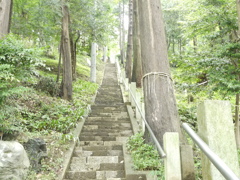 参道にて