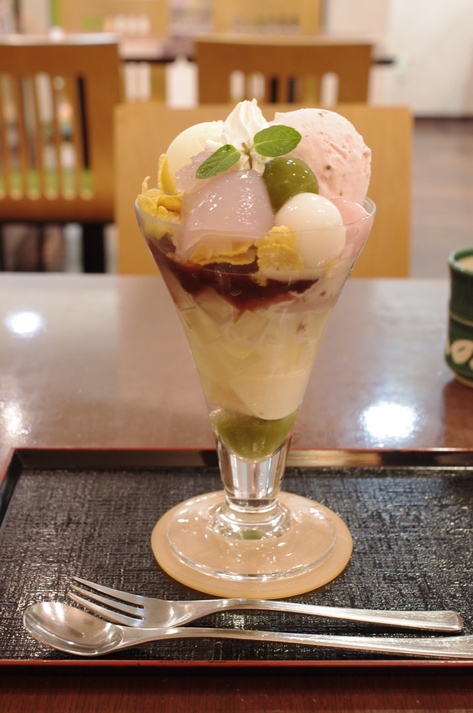 桜パフェ。