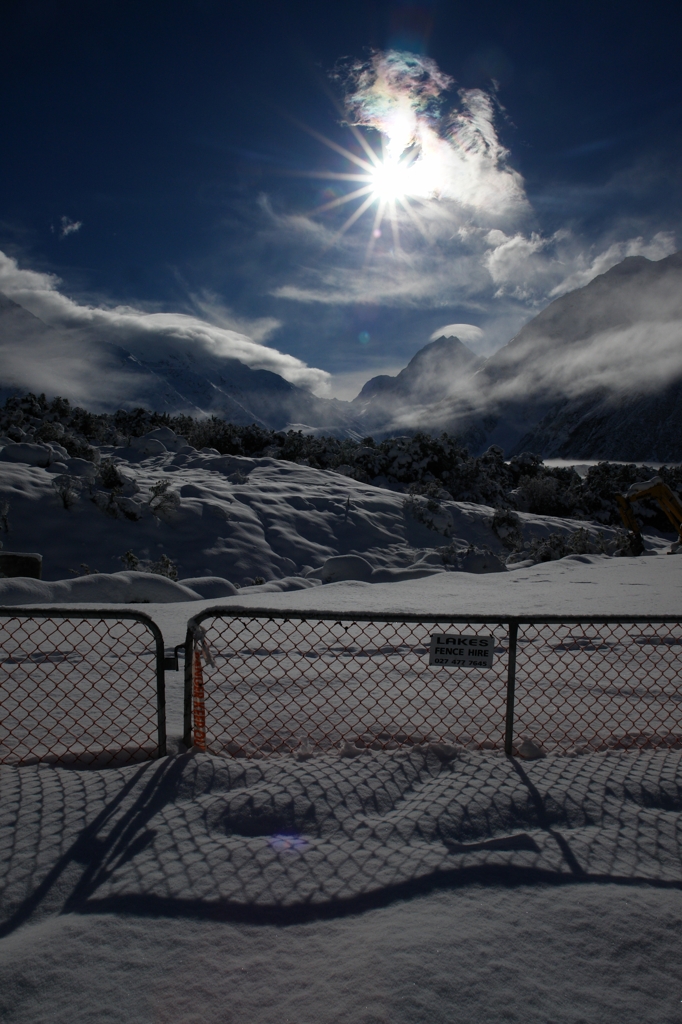 mt cook under construction