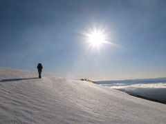 極寒の冬山へ。