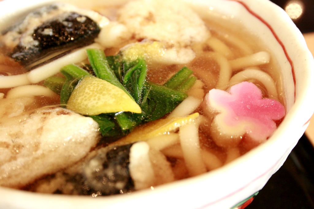 揚げ餅ゆずうどん
