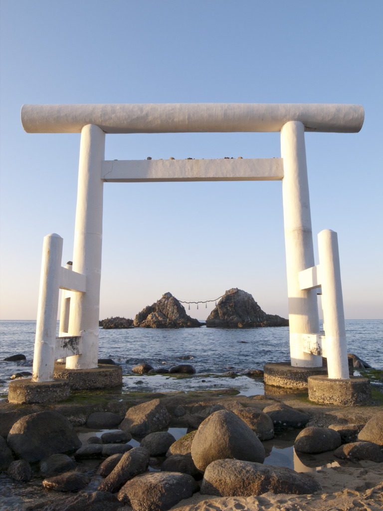 冬の二見ヶ浦