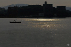 松江百景　朝の煌めき　宍道湖　3