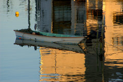松江百景　水面に融ける景色　大橋川